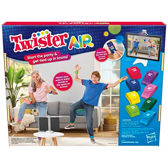 HASBRO GAMING TWISTER AIR GAME AR APP PLAY GAME WITH WRIST AND ANKLE BANDS HASBRO GAMING TWISTER AIR GAME AR APP PLAY GAME WITH WRIST AND ANKLE BANDS