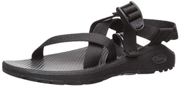 CHACO WOMEN'S Z/CLOUD SANDAL - SIZE: WOMEN 10 - SOLID BLACK