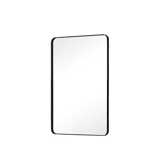 HOMLUX 36 IN. W X 24 IN. H RECTANGLE FRAMED WALL BATHROOM VANITY MIRROR - BLACK HOMLUX 36 IN. W X 24 IN. H RECTANGLE FRAMED WALL BATHROOM VANITY MIRROR - BLACK