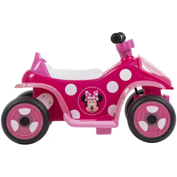 HUFFY MINNIE MOUSE BATTERY RIDE-ON QUAD - 6V - AGE 1.5+ YEARS OLD - PINK HUFFY MINNIE MOUSE BATTERY RIDE-ON QUAD - 6V - AGE 1.5+ YEARS OLD - PINK
