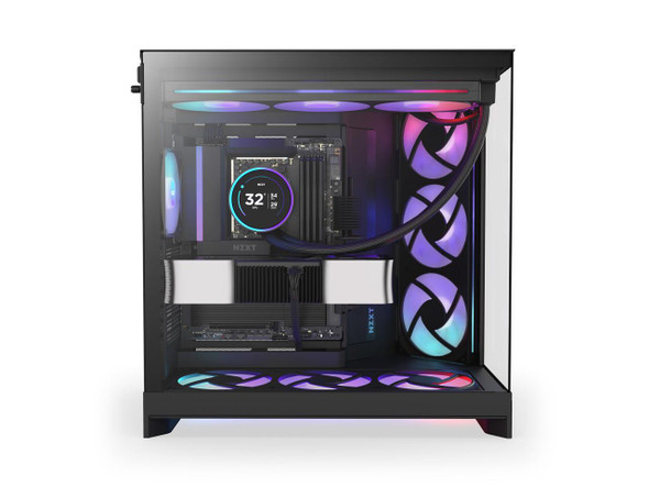 NZXT CM-H92FB-R1 Black tinted tempered glass Mid-Tower Case (Computer Cases -