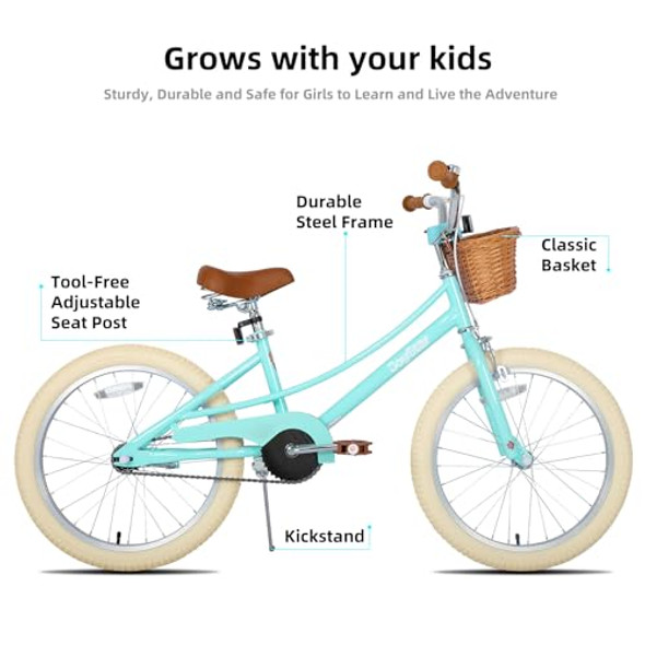 JOYSTAR FANTASY GIRLS BIKE 20" WHEELS - MINT GREEN JOYSTAR FANTASY GIRLS BIKE 20" WHEELS - MINT GREEN