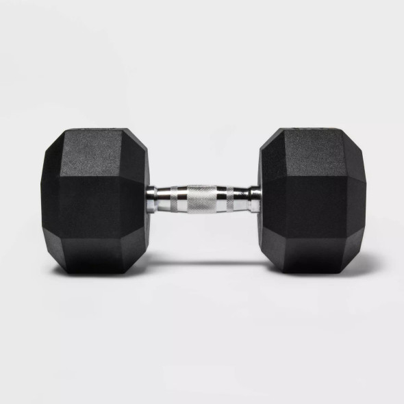 ALL IN MOTION HEX DUMBBELL 50LB - BLACK New ALL IN MOTION HEX DUMBBELL 50LB - BLACK New
