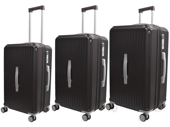 ADRIENNE VITTADINI 21" HARD SIDE CARRY ON TRUNK CASE - TRUFFLE New ADRIENNE VITTADINI 21" HARD SIDE CARRY ON TRUNK CASE - TRUFFLE New