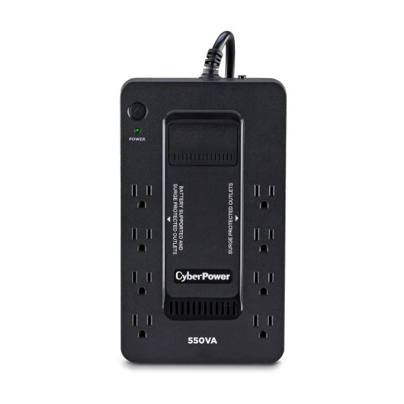 CYBERPOWER SX550G-R 550VA/330W UPS SYSTEM,8 OUTLETS - BLACK