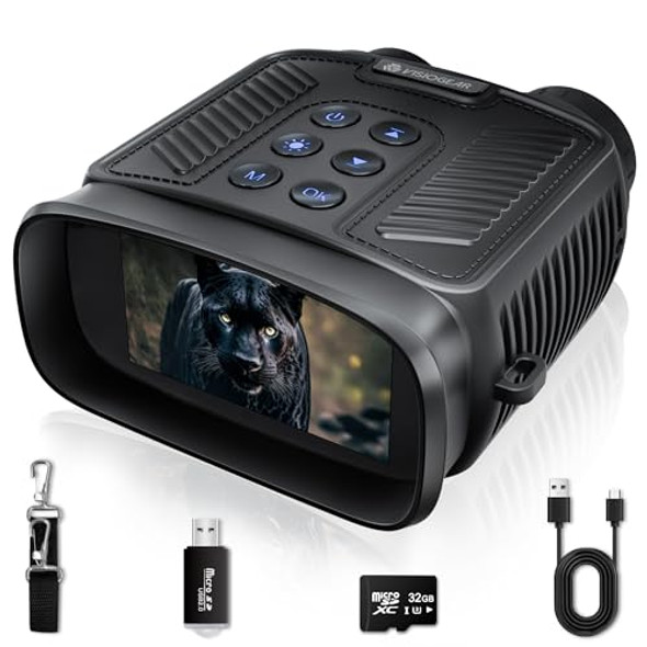 VISIOGEAR NIGHT VISION GOGGLES NOVA 4K NIGHT VISION BINOCULARS - BLACK VISIOGEAR NIGHT VISION GOGGLES NOVA 4K NIGHT VISION BINOCULARS - BLACK