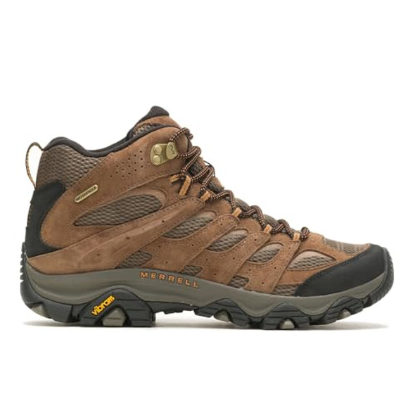 J035839 MERRELL MEN'S MOAB 3 MID WATERPROOF HIKING BOOT EARTH SIZE 11.5