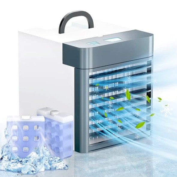 GGDQOPD PORTABLE AIR CONDITIONERS FAN, 3 SPEEDS JL02 - WHITE