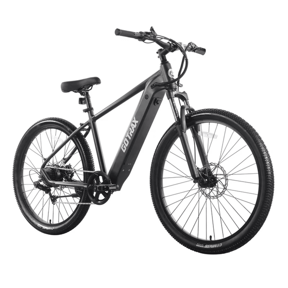 GOTRAX APPROACH 27.5" STEP OVER ELECTRIC MOUNTAIN ADULT BIKE, BLACK New GOTRAX APPROACH 27.5" STEP OVER ELECTRIC MOUNTAIN ADULT BIKE, BLACK New