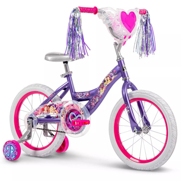 HUFFY DISNEY PRINCESS KIDS' BIKE - 16" WHEELS - TRAINING WHEELS - PURPLE New HUFFY DISNEY PRINCESS KIDS' BIKE - 16" WHEELS - TRAINING WHEELS - PURPLE New