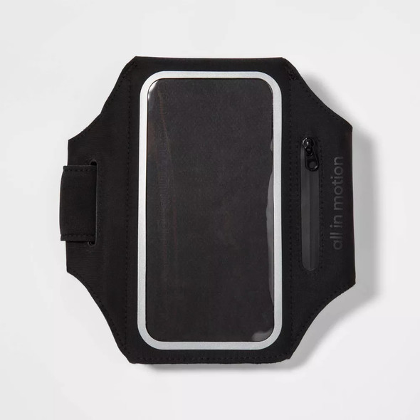 ALL IN MOTION PHONE ARMBAND (FITS UP TO 6.1″ PHONE) - BLACK