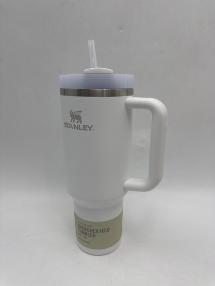 STANLEY QUENCHER H2.0 TUMBLER WITH HANDLE AND STRAW 40 OZ 10-12574-001 - FROST