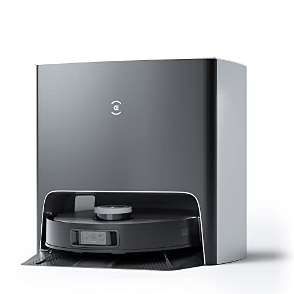 ECOVACS DEEBOT X1 TURBO ROBOT VACUUM AND MOP COMBO AUTO-CLEANING STATION - BLACK