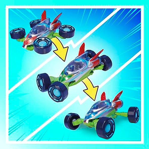PJ Masks Power Heroes PJ Hero Vehicle Convertible Hero Flash Vehicle New PJ Masks Power Heroes PJ Hero Vehicle Convertible Hero Flash Vehicle New