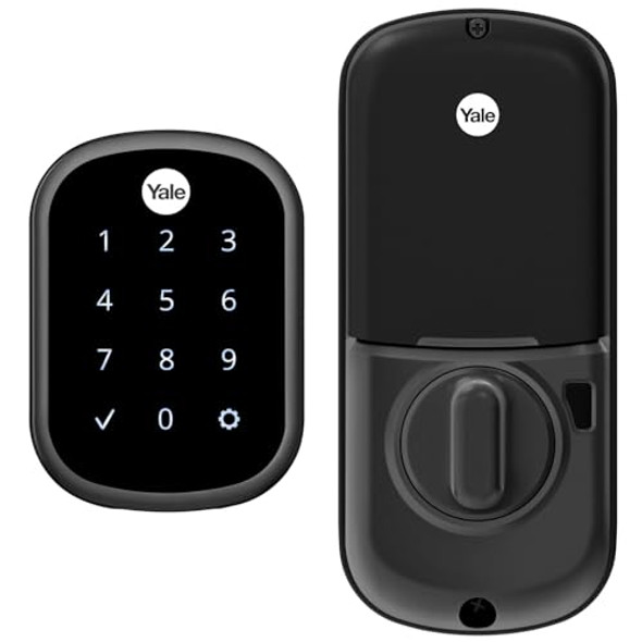 Yale Assure Touchscreen Smart Lock Deadbolt R-YRD256-NR-BSP - Black Suede