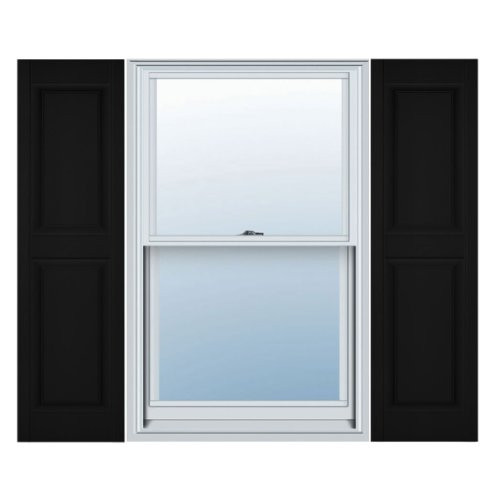 Builders Edge, Inc. 040140059002 Raised Panel Vinyl Shutters