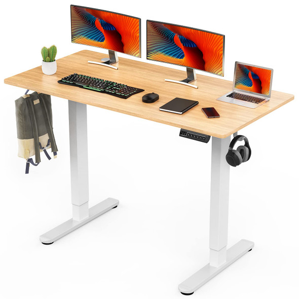 Sweetcrispy Electric Standing Desk, 55 x 24in Adjustable Height Electric Sweetcrispy Electric Standing Desk, 55 x 24in Adjustable Height Electric