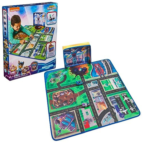 PAW PATROL MOVIE PUP SQUAD PLAY MAT CHASE & VEE PUP SQUAD RACER TOY CARS PAW PATROL MOVIE PUP SQUAD PLAY MAT CHASE & VEE PUP SQUAD RACER TOY CARS