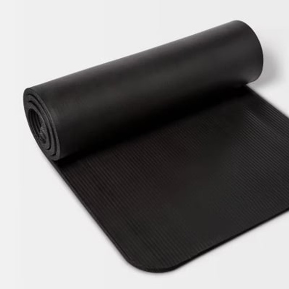 ALL IN MOTION PREMIUM FITNESS MAT 15MM - BLACK ALL IN MOTION PREMIUM FITNESS MAT 15MM - BLACK