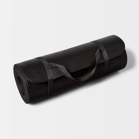 ALL IN MOTION PREMIUM FITNESS MAT 15MM - BLACK ALL IN MOTION PREMIUM FITNESS MAT 15MM - BLACK