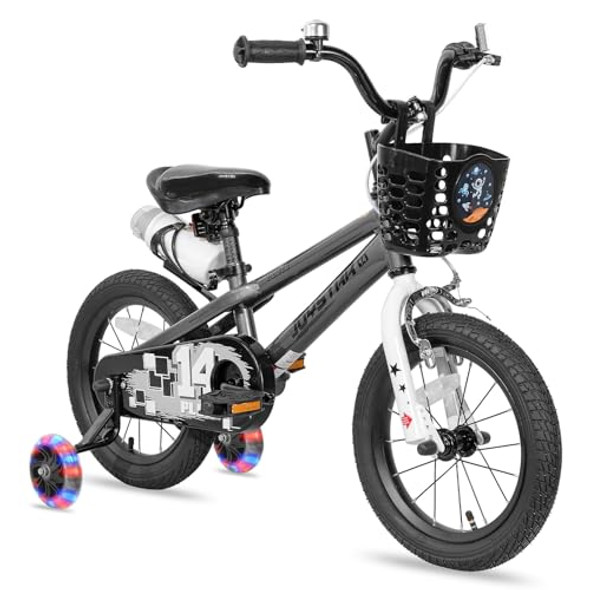 JOYSTAR PLUTO KIDS BIKE WITH TRAINING WHEEL FOR 14 INCH BIKE - GRAY JOYSTAR PLUTO KIDS BIKE WITH TRAINING WHEEL FOR 14 INCH BIKE - GRAY