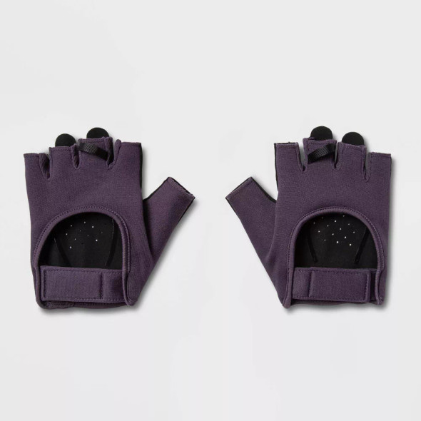 ALL IN MOTION WOMEN'S STRENGTH TRAINING GLOVES - SIZE: WOMEN S - PURPLE ALL IN MOTION WOMEN'S STRENGTH TRAINING GLOVES - SIZE: WOMEN S - PURPLE