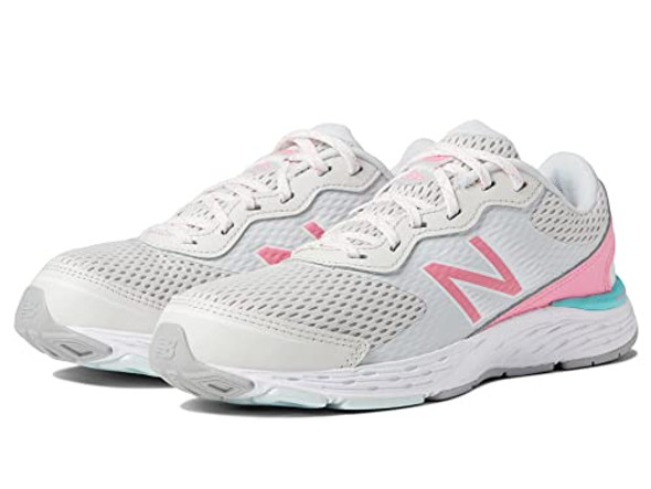 IA680BP NEW BALANCE KID'S 680 V6 HOOK AND LOOP SHOE NIMBUS CLOUD/BUBBLEGUM/SURF IA680BP NEW BALANCE KID'S 680 V6 HOOK AND LOOP SHOE NIMBUS CLOUD/BUBBLEGUM/SURF