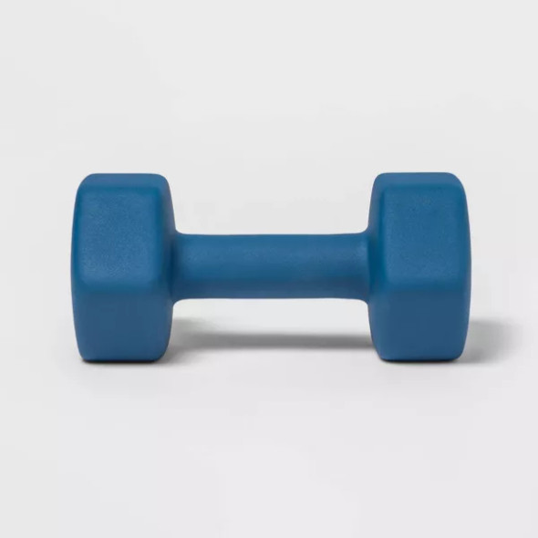 ALL IN MOTION NEOPRENE DUMBBELL 20LBS IRON CORE PVC COATING SINGLE PIECE - BLUE ALL IN MOTION NEOPRENE DUMBBELL 20LBS IRON CORE PVC COATING SINGLE PIECE - BLUE