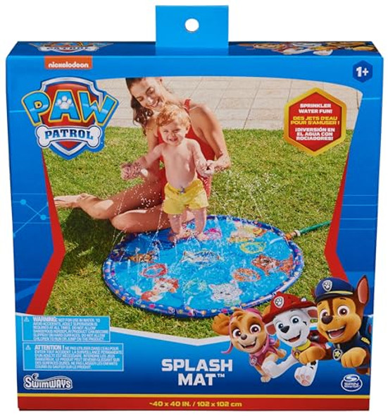 SWIMWAYS 6068642 PAW PATROL SPLASH MAT KIDS SPLASH PAD & OUTDOOR TOYS SWIMWAYS 6068642 PAW PATROL SPLASH MAT KIDS SPLASH PAD & OUTDOOR TOYS