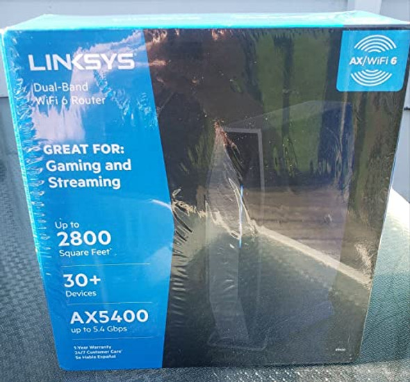 Linksys E9450 Wi-Fi 6 Dual-Band AX5400 Router - Black