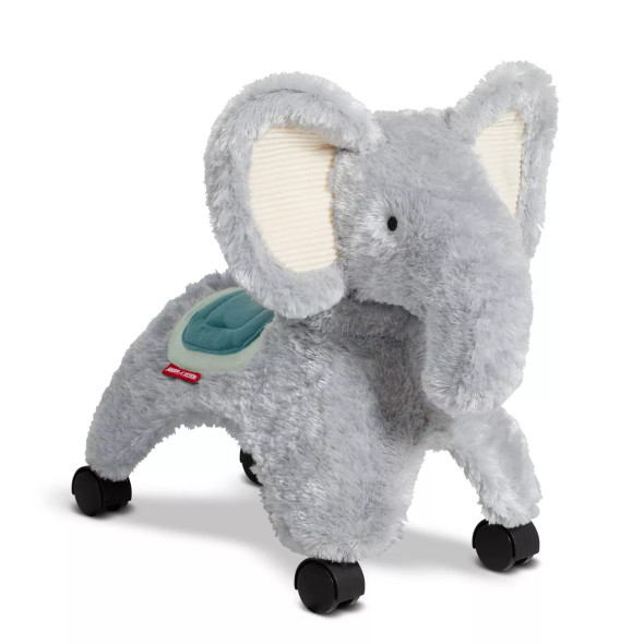 RADIO FLYER ELLIE THE ROLLING ELEPHANT RIDE-ON: STEEL & PLASTIC TOY- LIGHT GRAY RADIO FLYER ELLIE THE ROLLING ELEPHANT RIDE-ON: STEEL & PLASTIC TOY- LIGHT GRAY