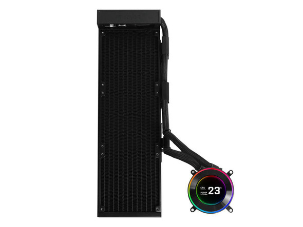 Lian Li Hydroshift II 360 Liquid CPU Cooler - Flexible Slide-Tube Clamp Coolant