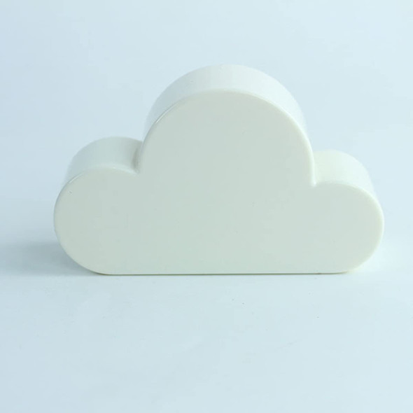 Hyzone Creative and Colorful Decorative Cloud-Shaped Magnet Keychain - White