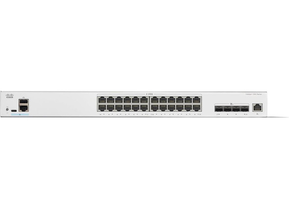 Cisco Catalyst 1300 C1300-24XT Layer 3 Switch, 20 Ports - Manageable - Gigabit