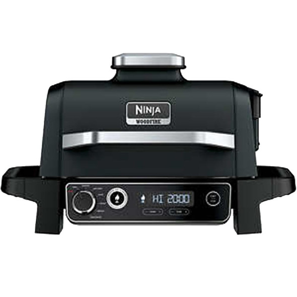 NINJA OG705CO WOODFIRE OUTDOOR GRILL AND SMOKER 7 IN 1 - BLACK New NINJA OG705CO WOODFIRE OUTDOOR GRILL AND SMOKER 7 IN 1 - BLACK New