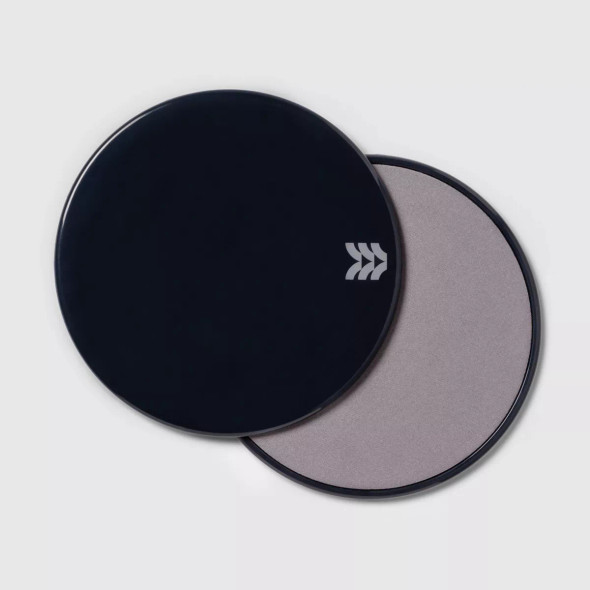 ALL IN MOTION SLIDING CORE DISCS- TOTAL BODY EXERCISE TRAINERS - BLACK/GRAY ALL IN MOTION SLIDING CORE DISCS- TOTAL BODY EXERCISE TRAINERS - BLACK/GRAY