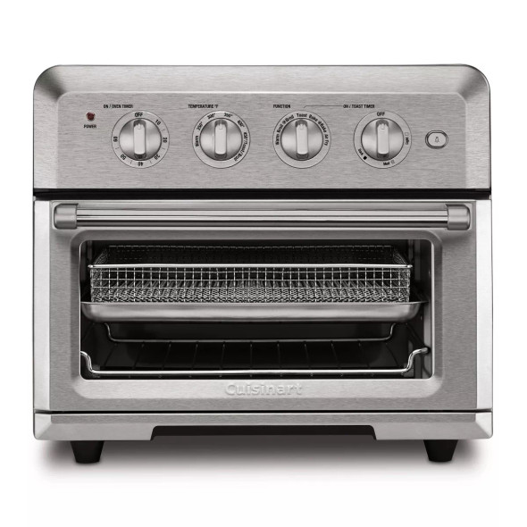 CUISINART 1800W AIR FRYER TOASTER OVEN STAINLESS STEEL FINISH New