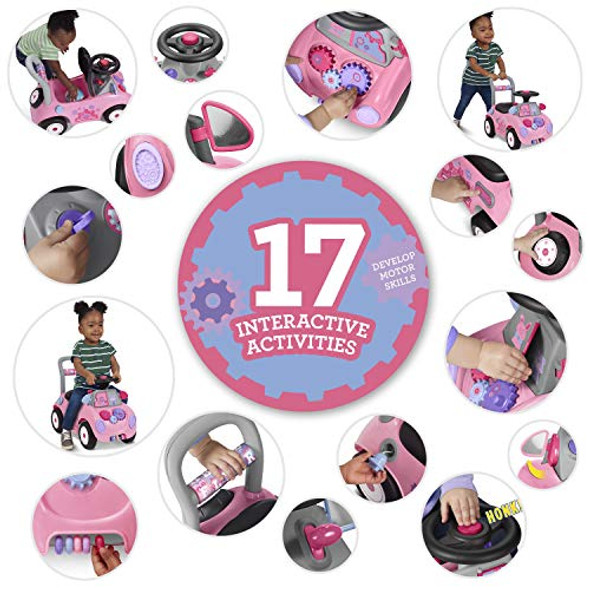 RADIO FLYER CREATIVITY CAR RIDE-ON - PINK RADIO FLYER CREATIVITY CAR RIDE-ON - PINK