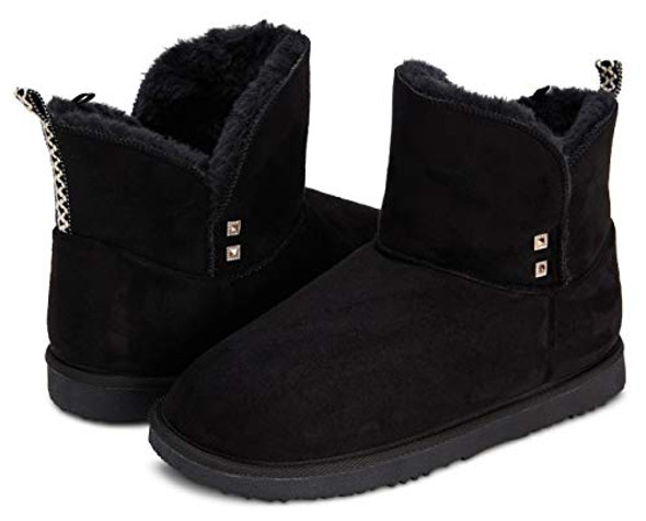 Floopi Warm Winter Boots for Women, Faux Fur Eco-Friendly Ankle Bootie - Size 9 New Floopi Warm Winter Boots for Women, Faux Fur Eco-Friendly Ankle Bootie - Size 9 New