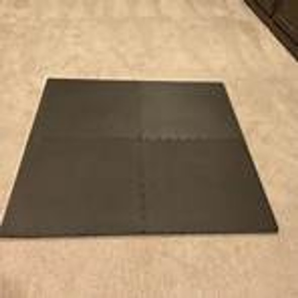 ALL IN MOTION INTERLOCKING FLOOR TILES -4PACK- 24 X 24 X 3/4 THICK - BLACK ALL IN MOTION INTERLOCKING FLOOR TILES -4PACK- 24 X 24 X 3/4 THICK - BLACK