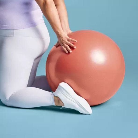 ALL IN MOTION WEIGHTED STABILITY EXERCISE BALL, 65CM - RED ALL IN MOTION WEIGHTED STABILITY EXERCISE BALL, 65CM - RED