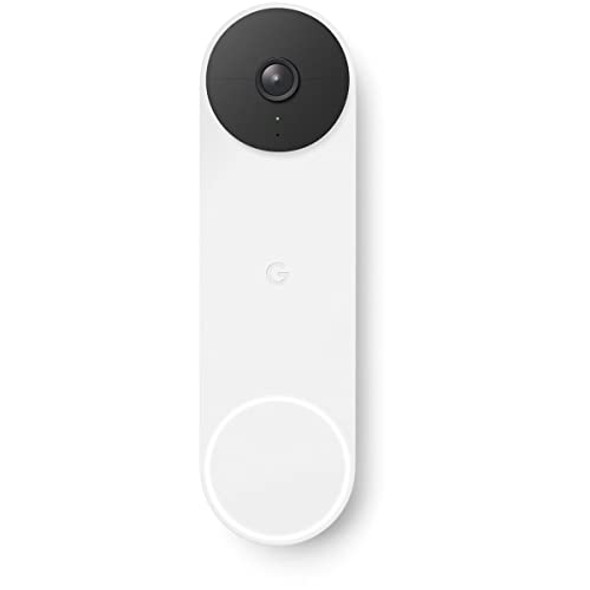 GOOGLE NEST DOORBELL BATTERY WIRELESS DOORBELL CAMERA VIDEO SNOW 1 COUNT New GOOGLE NEST DOORBELL BATTERY WIRELESS DOORBELL CAMERA VIDEO SNOW 1 COUNT New