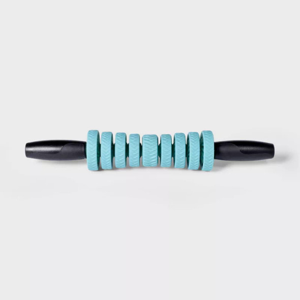 ALL IN MOTION ADJUSTABLE HANDHELD ROLLER - BLACK/LIGHTBLUE ALL IN MOTION ADJUSTABLE HANDHELD ROLLER - BLACK/LIGHTBLUE