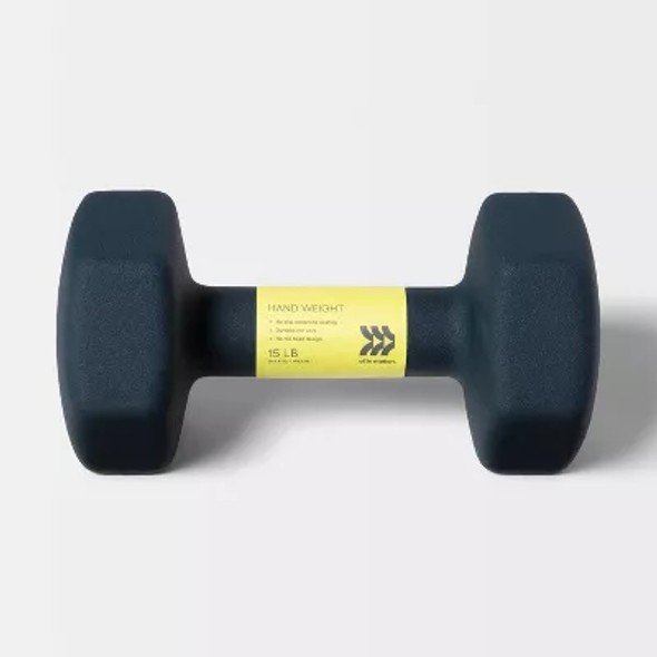 ALL IN MOTION DUMBBELL 15LBS - BLUE ALL IN MOTION DUMBBELL 15LBS - BLUE