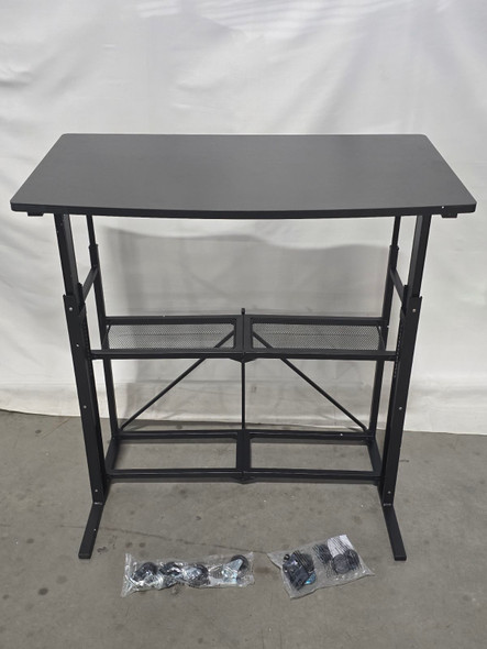 POP-IT COLLAPSIBLE AND ADJUSTABLE SIT OR STAND DESK - BLACK POP-IT COLLAPSIBLE AND ADJUSTABLE SIT OR STAND DESK - BLACK
