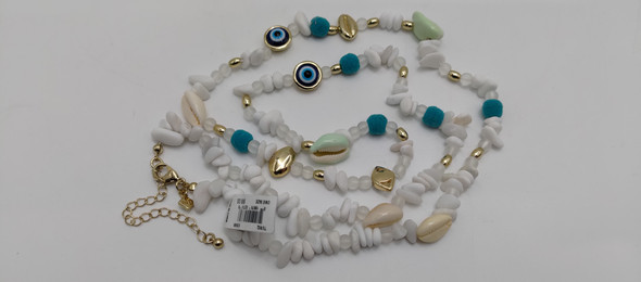 REBECCA MINKOFF ZOE LONG STRAND NECKLACE - TURQUOISE New REBECCA MINKOFF ZOE LONG STRAND NECKLACE - TURQUOISE New