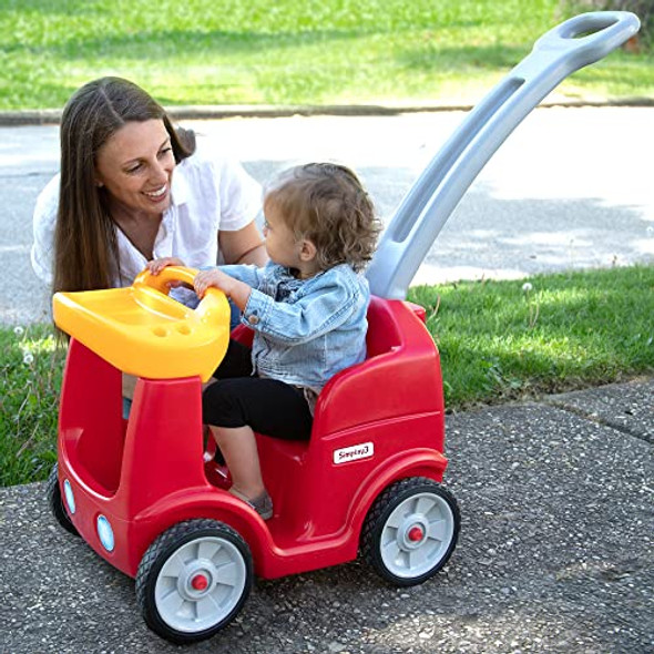 SIMPLAY3 ROLL AND STROLL QUIET RIDE-ON TODDLER TOY PUSH CAR SEATBELT RED SIMPLAY3 ROLL AND STROLL QUIET RIDE-ON TODDLER TOY PUSH CAR SEATBELT RED