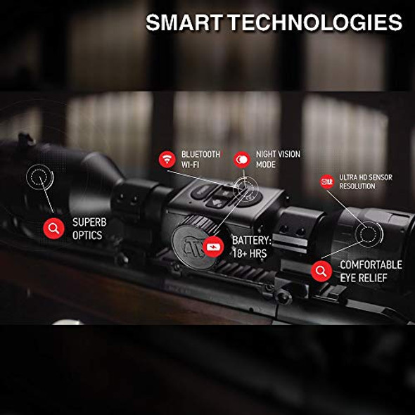 ATN X-SIGHT PRO HUNTING SCOPE W/BALLISTICS CALC 5-20X DGWSXS5204KP - BLACK ATN X-SIGHT PRO HUNTING SCOPE W/BALLISTICS CALC 5-20X DGWSXS5204KP - BLACK