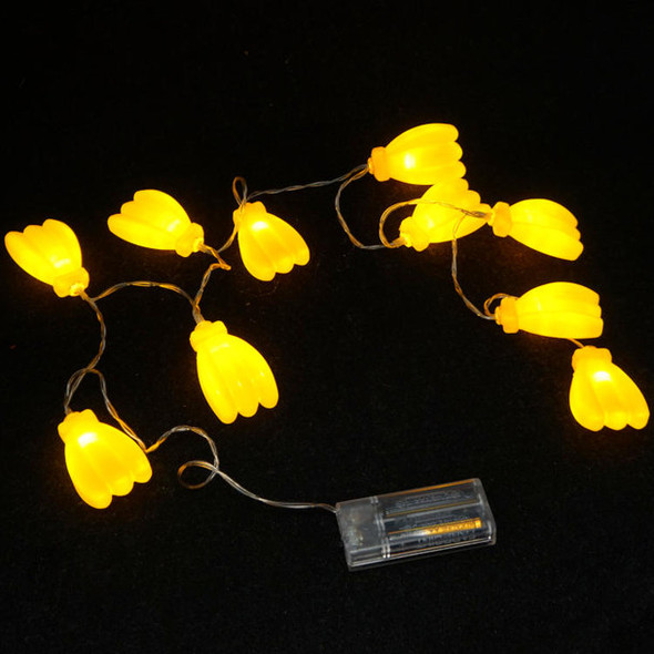KOLE IMPORTS BATTERY POWERED BANANA STRING LIGHTS - YELLOW KOLE IMPORTS BATTERY POWERED BANANA STRING LIGHTS - YELLOW