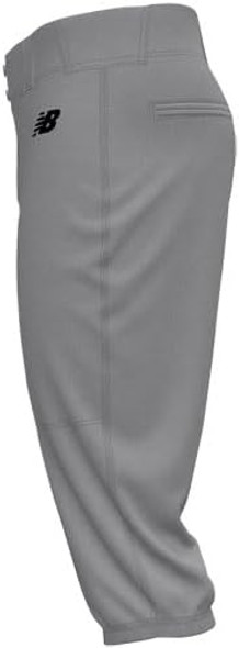 New Balance Men's Solid Knicker Baseball Pants - 3XL - Gray New